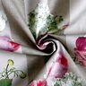 Outdoorstof Canvas hortensia's & rozen – zand,  thumbnail number 3