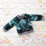 Sweatshirt geruwd Universum Digitaal printen – ijsblauw/zwart,  thumbnail number 5