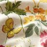Decostof Half panama Weidebloemen – natuur/framboos,  thumbnail number 6