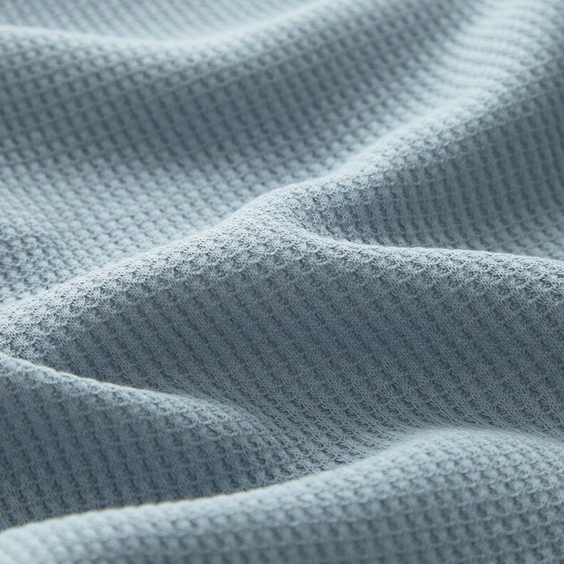 Wafel jersey Effen – lichtblauw,  image number 2
