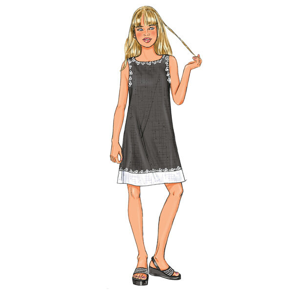 Meisjesjurk /broek, Butterick 3860|140 - 158, image number 5