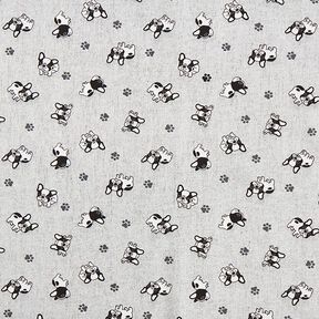 Decostof Canvas Bulldogge – grijs, 
