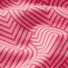 French Terry sommersweat Overlappende harten – roze/vuurrood,  thumbnail number 2