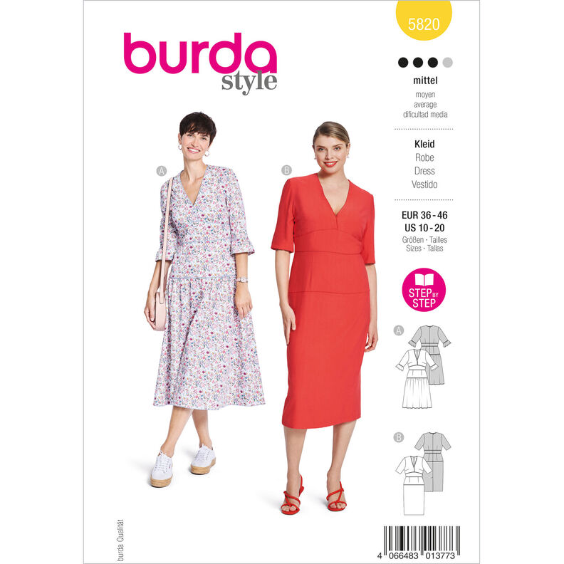 Jurk | Burda 5820 | 36-46, image number 1