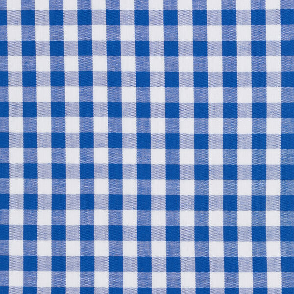 Katoenen stof Vichy - 1 cm – koningsblauw, image number 1