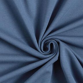Licht katoenen sweatstof effen – jeansblauw, 