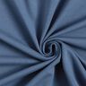 Licht katoenen sweatstof effen – jeansblauw,  thumbnail number 1
