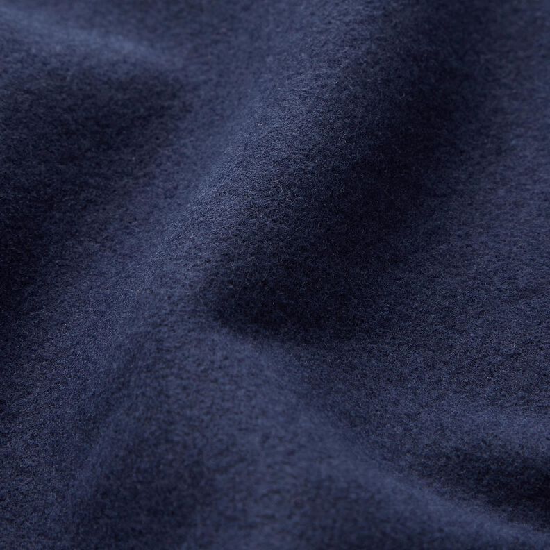Mantelstof gerecycled polyester – marineblauw,  image number 2