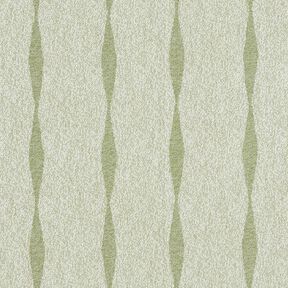 Outdoorstof Canvas Golvende strepen – lichtolijf/lichtbeige, 