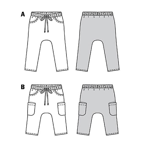 Elastische broek voor kinderen , Burda 9342 | 92 - 122, image number 6