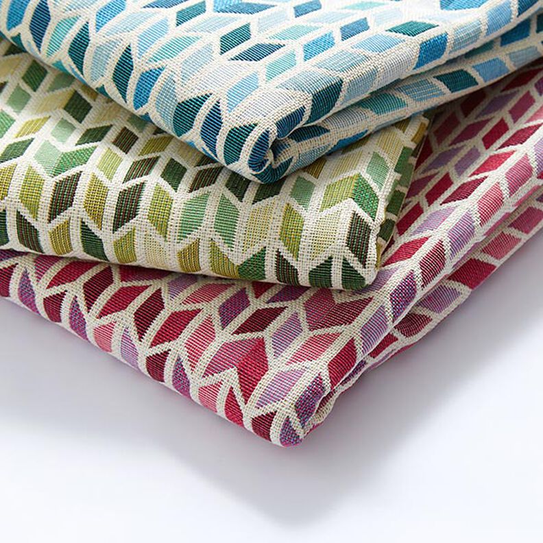 Jacquard gobelin Zigzag – groen,  image number 5