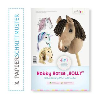 Naai zelf het papieren patroon "HOLLY" voor het stokpaard  | Kullaloo, 