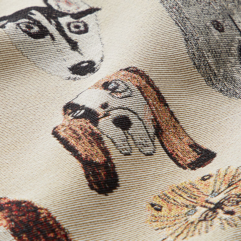 Decostof Gobelin honden – beige, image number 2