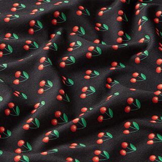 FRINGE ME Cherry – zwart | Albstoffe | Hamburger Liebe, 