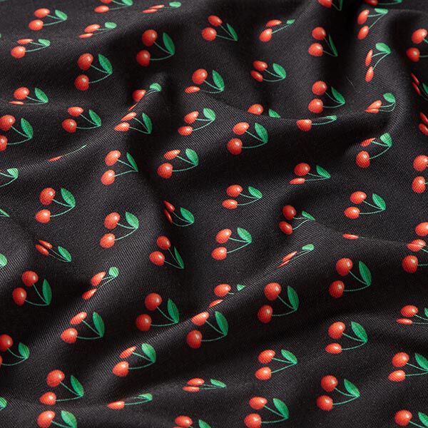 FRINGE ME Cherry – zwart | Albstoffe | Hamburger Liebe, image number 2