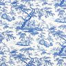 Decostof Canvas Antike 280 cm – koningsblauw/wit,  thumbnail number 1