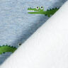 Alpenfleece brutale krokodil Mix – licht jeansblauw,  thumbnail number 4