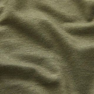 Leichter Viskosejersey Uni – olijf, 