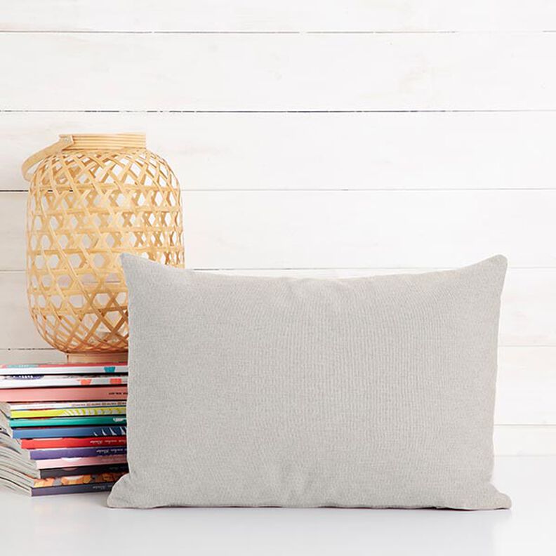 Decostof jacquard gerecycled – zilvergrijs,  image number 5