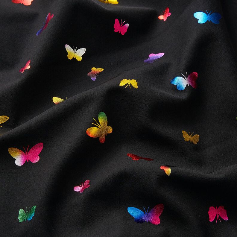 Softshell Glittervlinders – zwart/kleurenmix,  image number 3