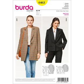 Jas | Blazer, Burda 6463 | 34 - 46, 