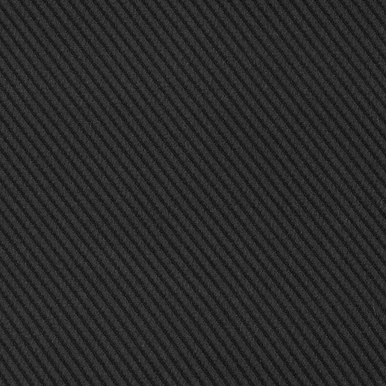 Kostuumstof diagonale structuur – zwart,  image number 1