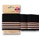 GOTS Boordstof CUFF ME COLLEGE [ 140 cm | 7 cm ] | Albstoffe – zwart/oranje,  thumbnail number 1