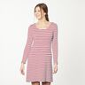 Katoenjersey smalle en brede strepen – wit/rood,  thumbnail number 7