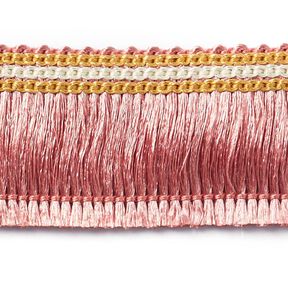 Franjes metallic [30 mm] - oudroze, 