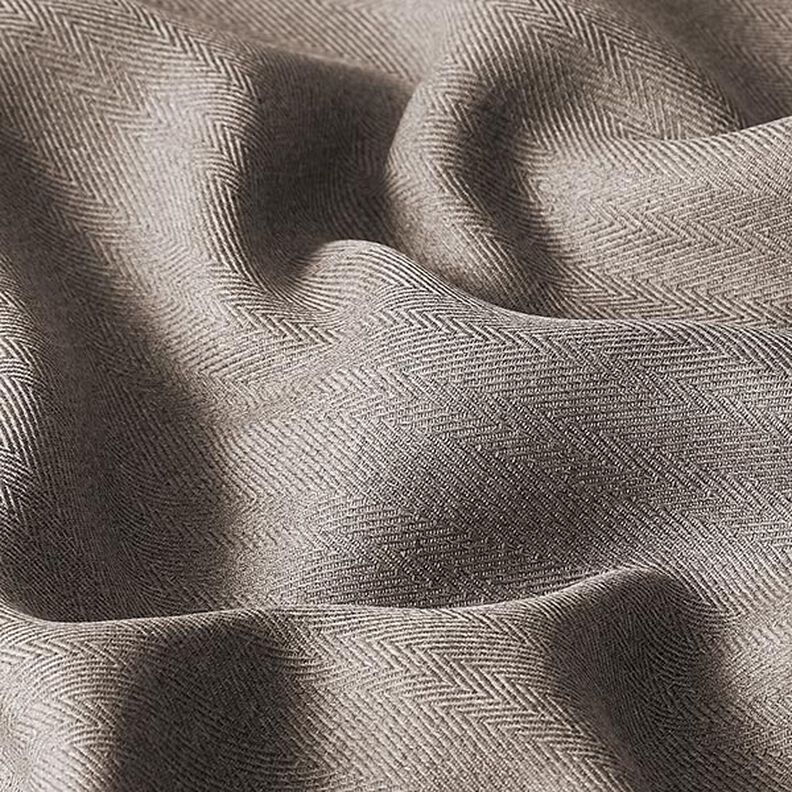 Verduisteringsstof Visgraat – taupe,  image number 2
