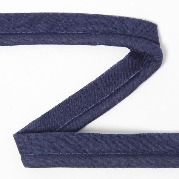 Katoenen paspelband [20 mm] - marineblauw,  image number 1