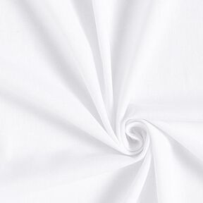 Viscose-linnen-mix Effen – wit, 