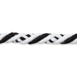 Koord Maritiem [8mm] – wit/zwart, 