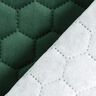 Bekledingsstof doorgestikte fluwelen honingraten – donkergroen,  thumbnail number 6