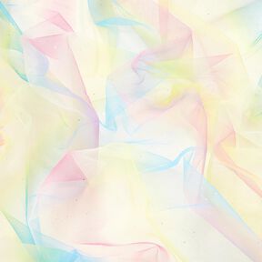 <h2>Softmesh Regenboog Glitterstippen, bont &ndash; gebreid en transparant</h2>, 