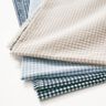 <h2>Seersucker met Kleine Ruit, Beige &ndash; Anemone/Wit &ndash; Karakteristieke Structuur en Verfijnd,  thumbnail number 5