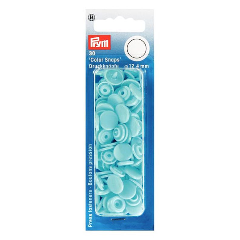 Drukknopen Color Snaps 34 – turkooisblauw | Prym,  image number 1