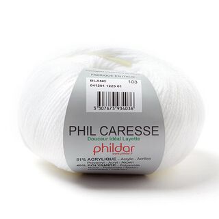 Phil Caresse, 50 g | Phildar (blanc), 