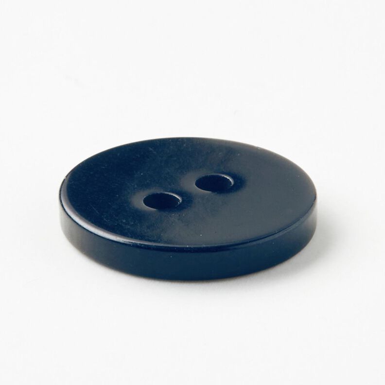 2-gats knoop glanzend [Ø 15 mm] – nachtblauw,  image number 3