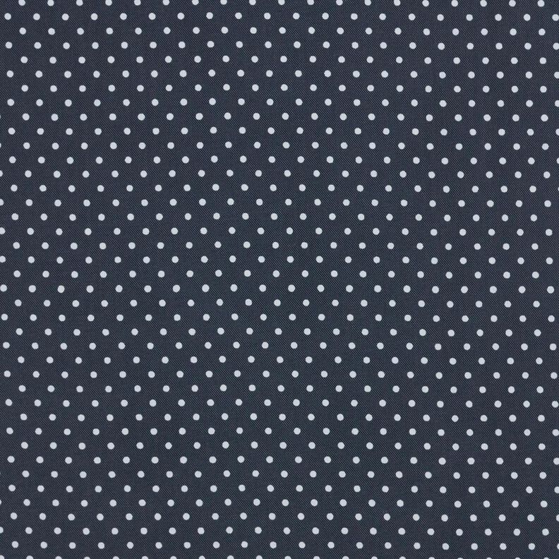 Voeringstof polkadots – marineblauw/wit,  image number 1