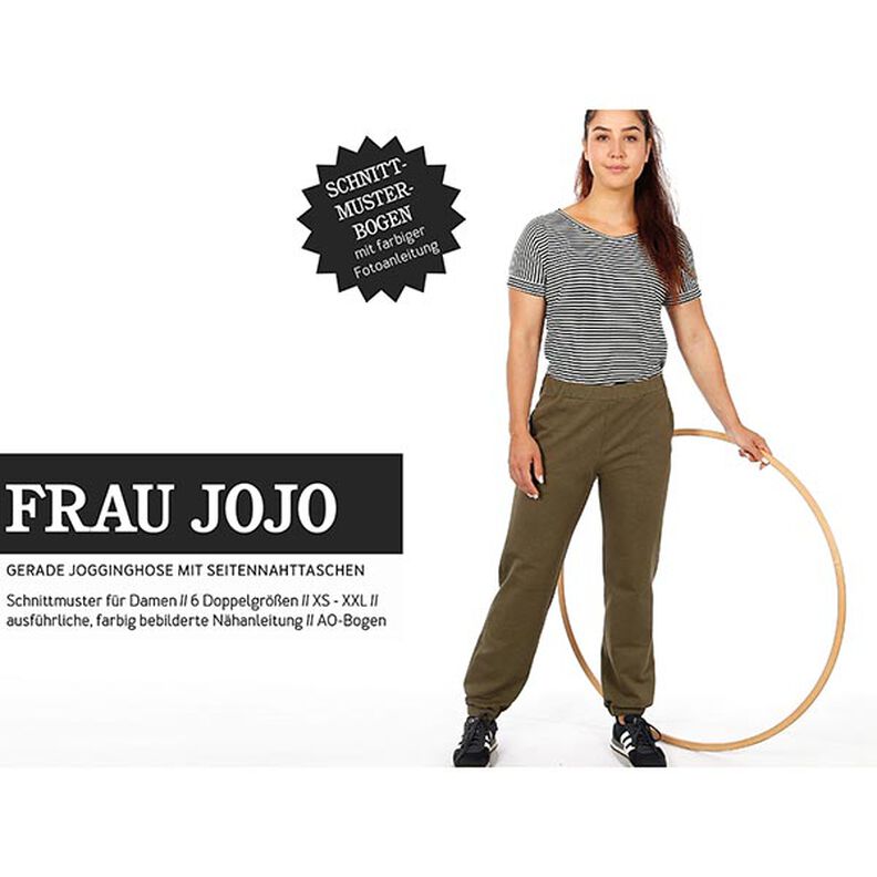 MEVROUW JOJO Joggingbroek met steekzakken in de zijnaad | Studio Schnittreif | XS-XXL,  image number 1