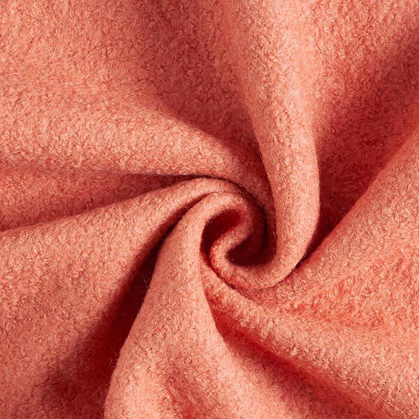 Mantelboucle effen – terracotta, image number 1