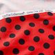 Katoenjersey Punten [15 mm] – licht rood/zwart,  thumbnail number 5