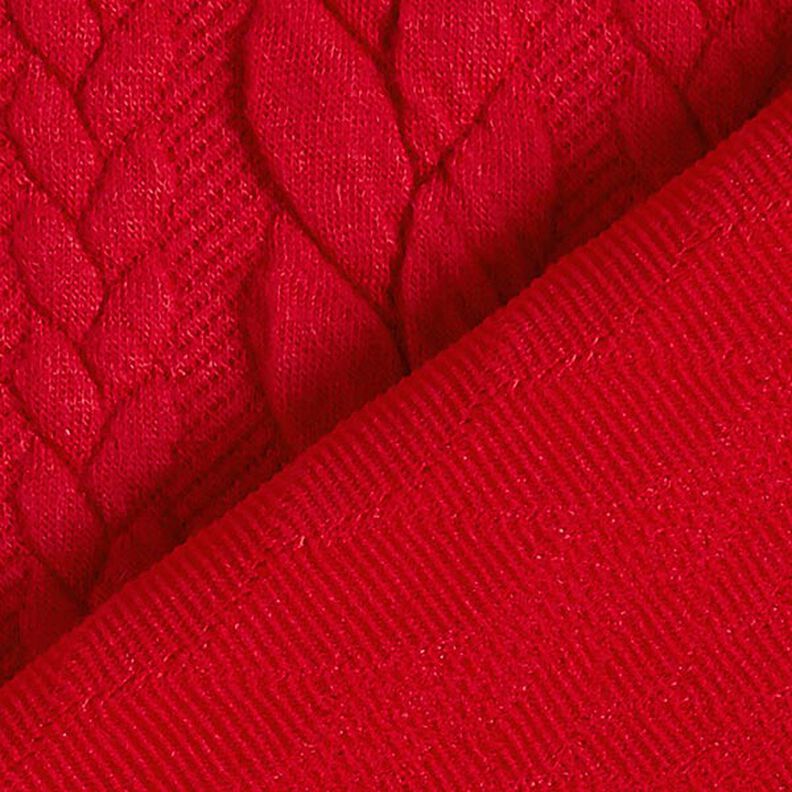 Jerseyjacquard cloqué kabelsteekpatroon – rood,  image number 4