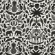 Chenille-Jacquard Barok jungle – zwart/ecru,  thumbnail number 1