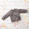 Boordstof effen – donkertaupe,  thumbnail number 6