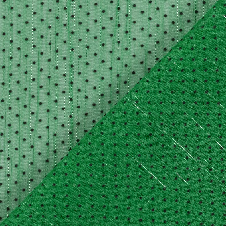Chiffon glitterstrepen en stippen – groen, image number 4
