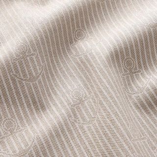 Decostof Half panama Anker – natuur/wit, 