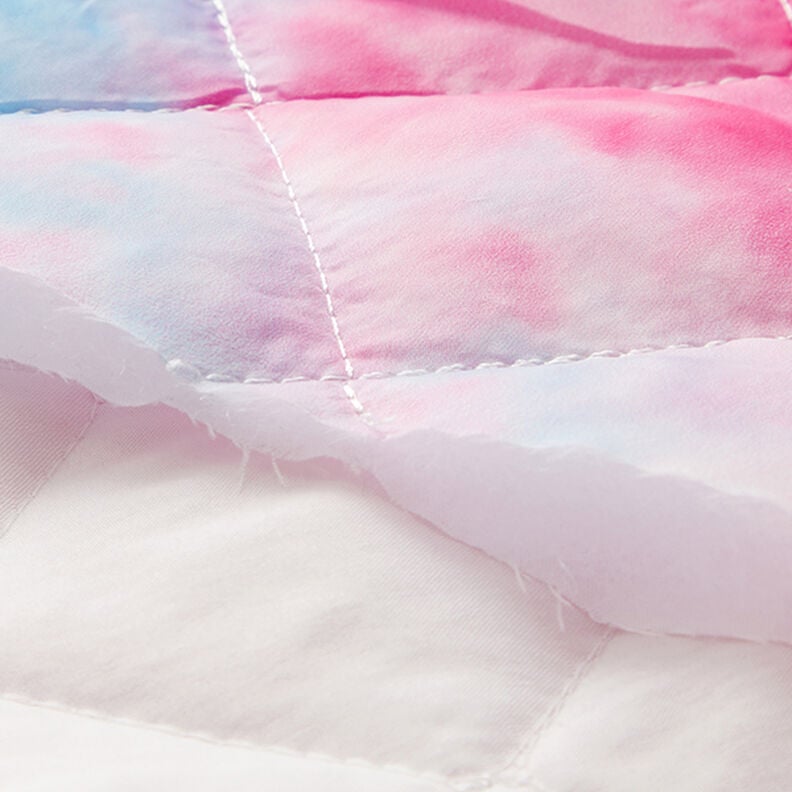 Doorgestikte stof Regenboog kleurverloop – wit/kleurenmix,  image number 7