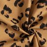 Decostof Half panama Luipaardpatroon – mocca/zwart,  thumbnail number 3